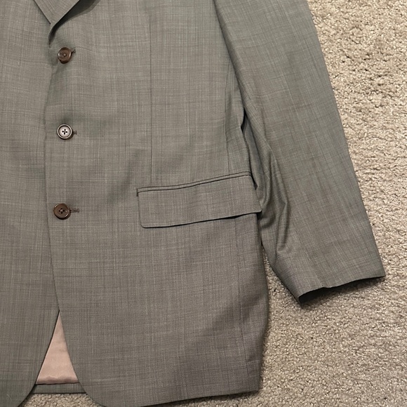 Lauren Ralph Lauren Mens Classic Blazer Sport Coat Wool Cashmere Brown Size 40L - Picture 3 of 9